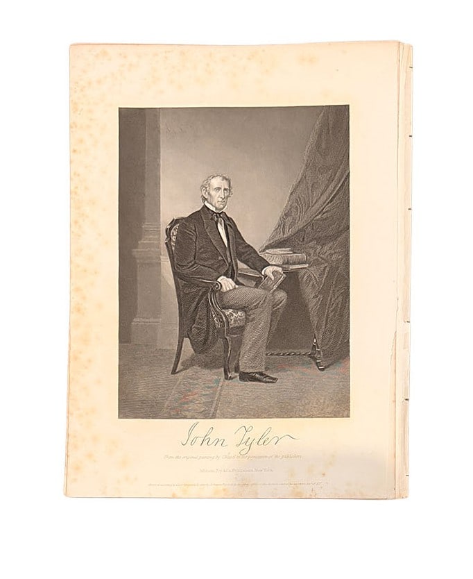John Tyler RP Autograph President Book Page (1 of 1)