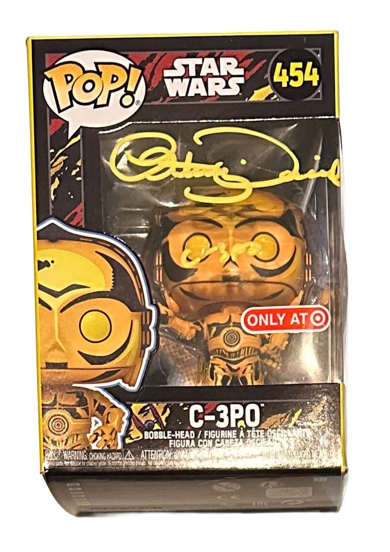 Anthony Daniels C-3PO Autographed Funko Pop Star Wars (1 of 1)