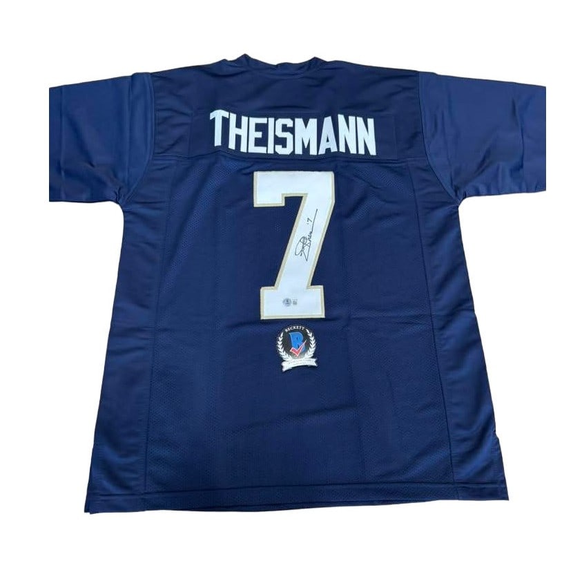 Joe Theismann Autographed Notre Dame Jersey (1 of 1)