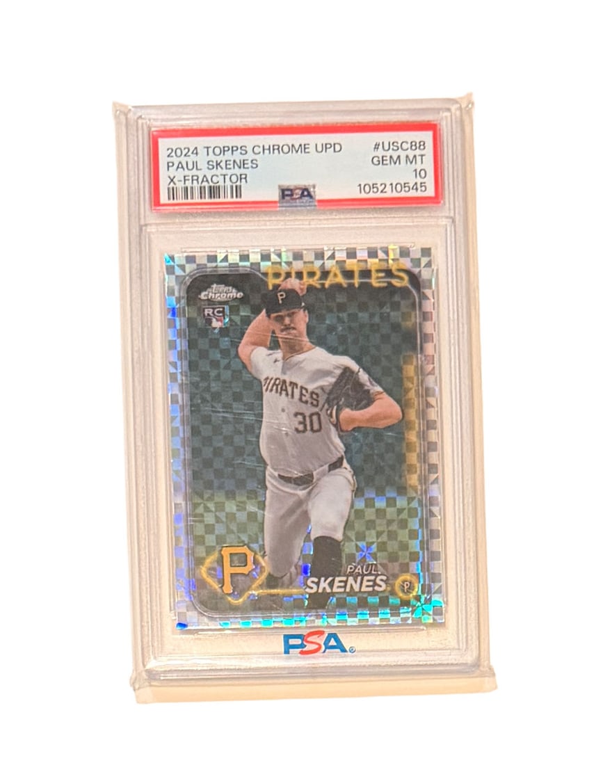 2024 Topps Chrome UPD Paul Skenes PSA 10 X-FACTOR (1 of 1)