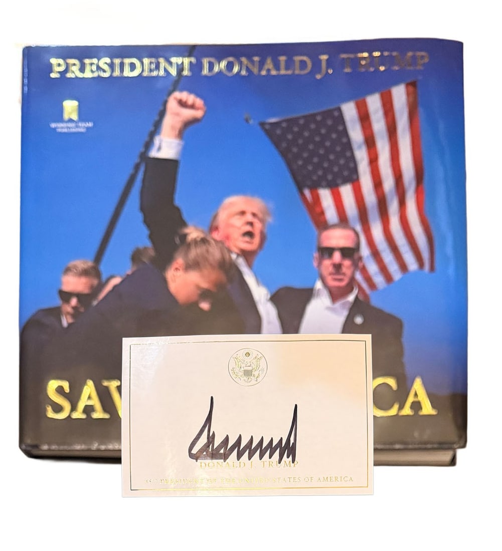 Donald Trump Autographed Book (1 of 1)