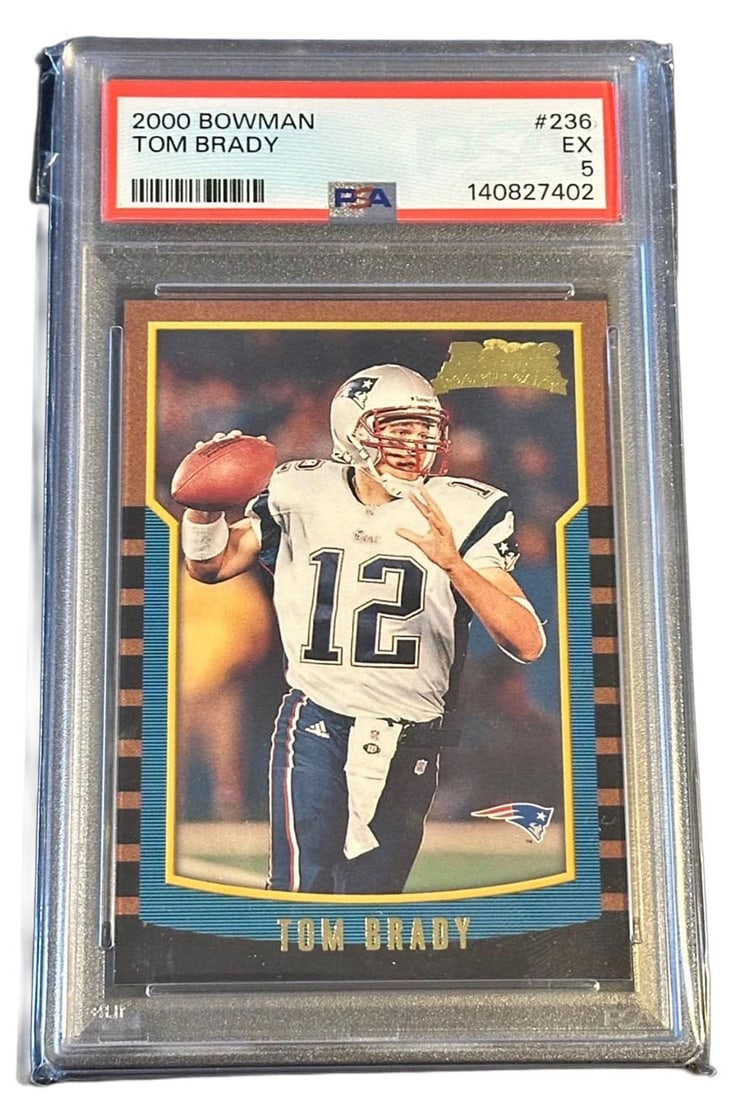 Tom Brady 2000 Bowman PSA 5 EX ROOKIE (1 of 1)