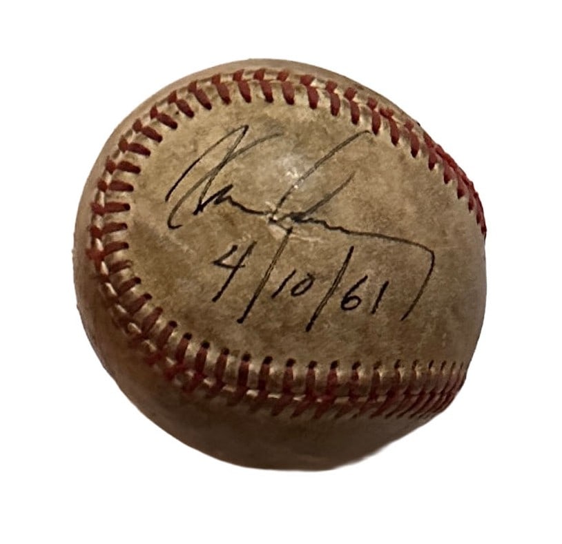 John F. Kennedy Autographed Opening Day BASEBALL (1 of 1)