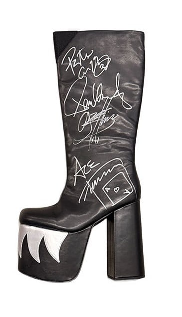 Gene Simmons Autographed Demon Kiss Boot (1 of 1)