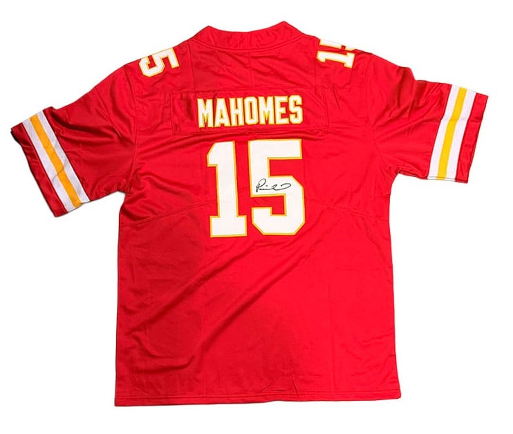 Patrick Mahomes Autographed Chiefs Custom Jersey (1 of 1)