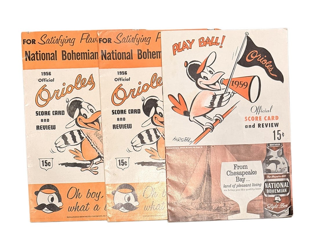 3 Baltimore Orioles Vintage Programs (1 of 1)