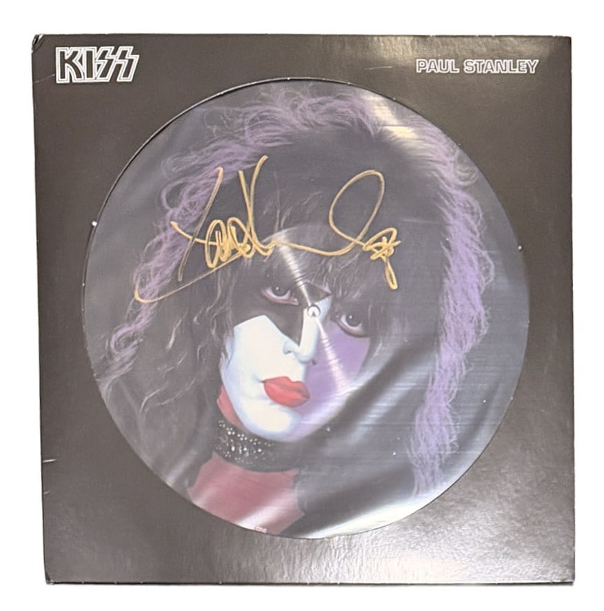 Paul Stanley Autographed Solo Album Picture Disc (1 of 1)
