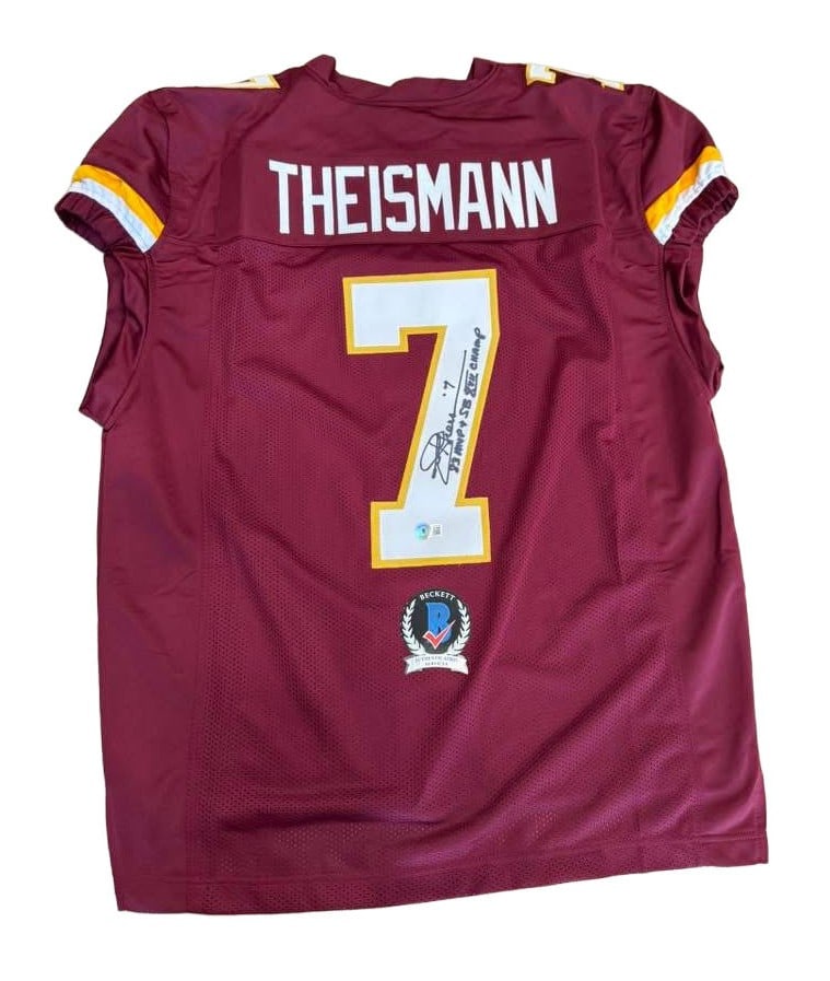 Joe Theismann Autographed Redskins Jersey BECKETT (1 of 1)