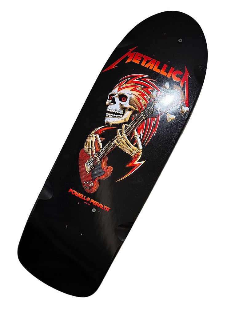 Metallica Powell Peralta New Skateboard Deck: Metal Legends Metallica. Brand Limited Edition Deck.
