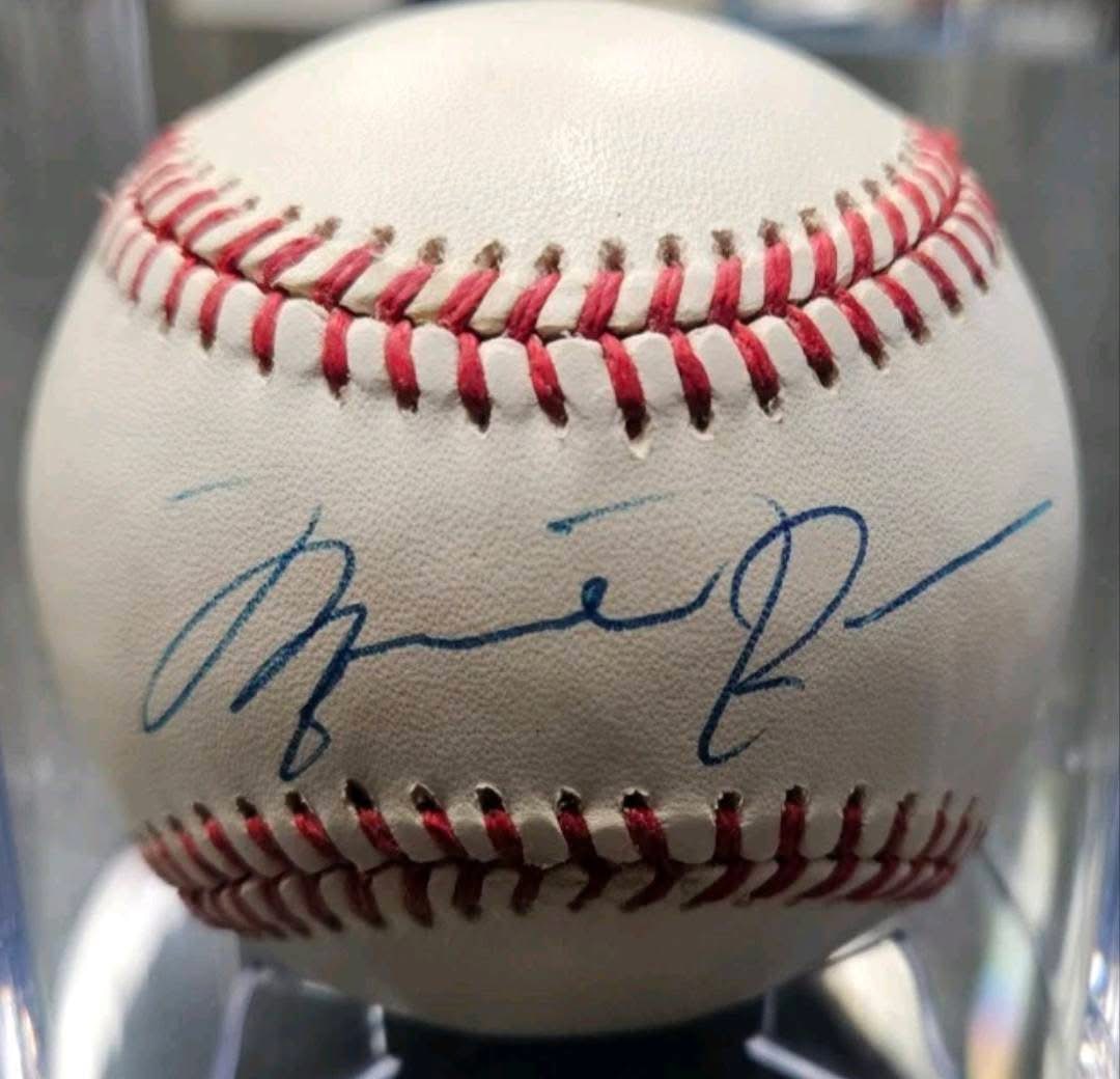Michael Jordan Autographed Baseball (1 of 2)