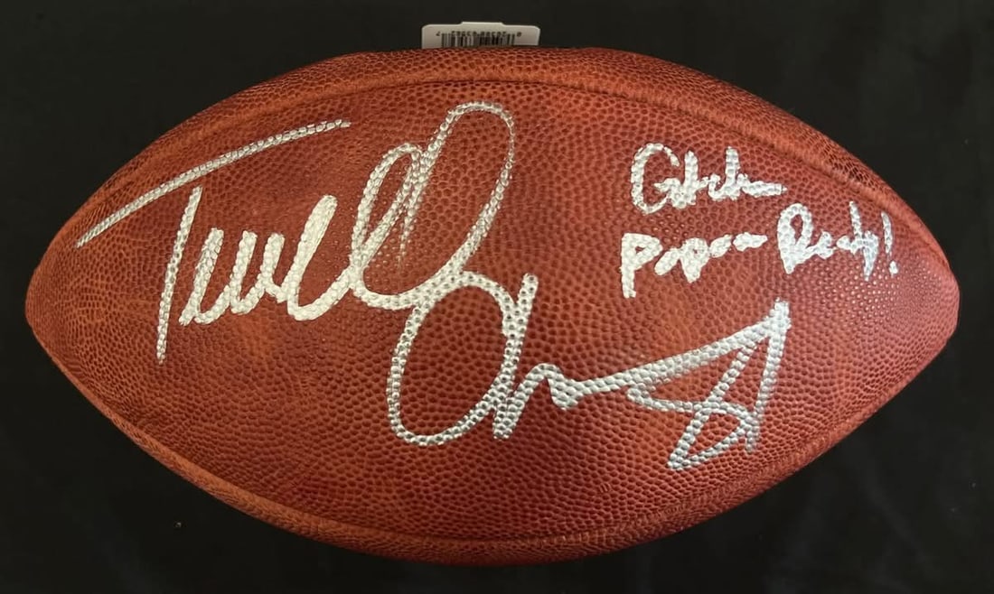 Terrell Owens Autographed NFL Football JSA: Football Legend signed official football.