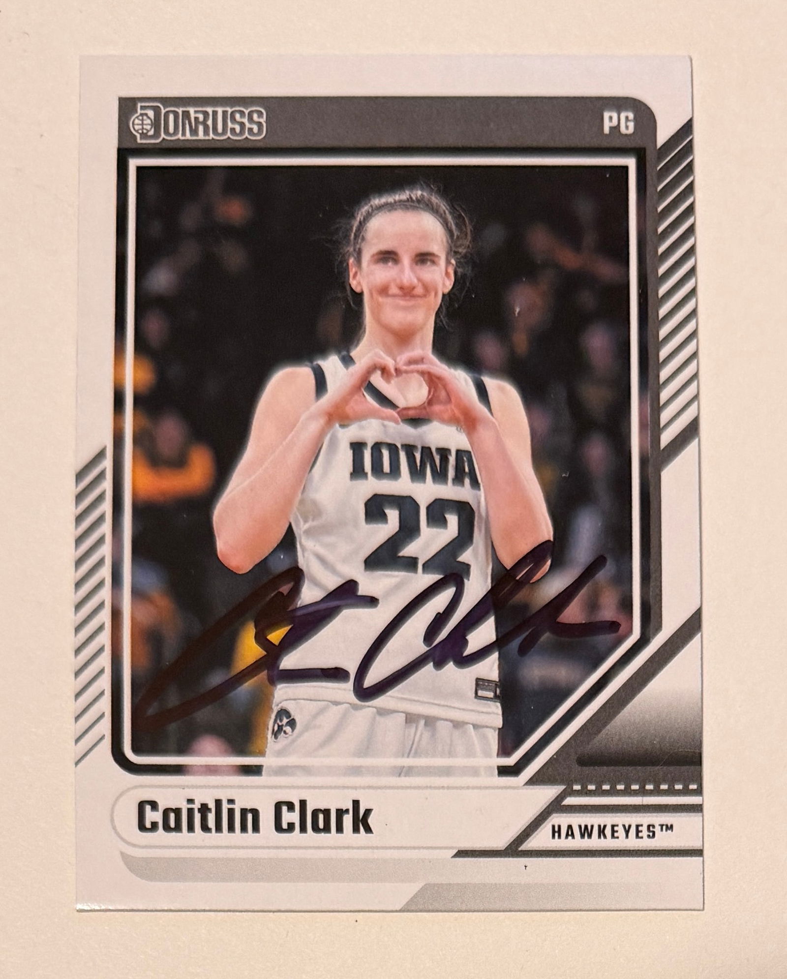 Caitlin Clark Autographed CARD: We have a collection of signed cards in. The collector,Collected everything from balls to cards to whatever. He has over 3000 signed cards and cuts. No COA'S But we fully guarantee these cards.