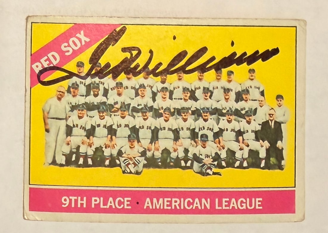 Ted Williams Red SOX Autographed CARD (1 of 1)