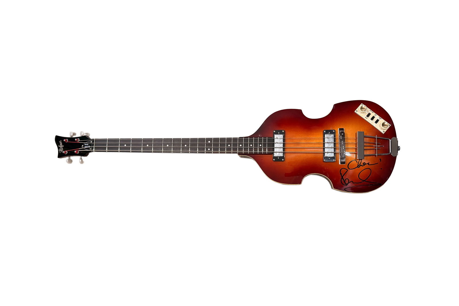 Paul McCartney Autographed Hofner Beatles Bass Guitar (1 of 2)