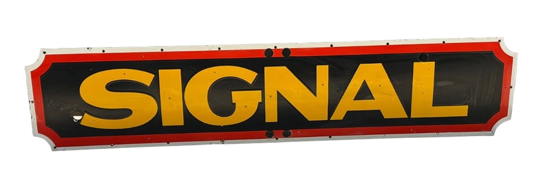 72"x15" Contemporary Signal Gasoline Porcelain Neon Skin Sign Gas Station (1 of 5)