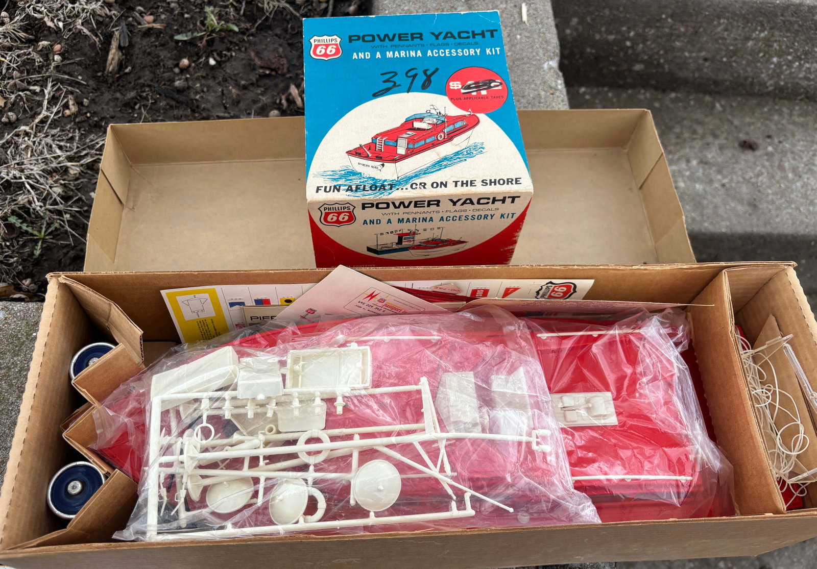 Phillips 66 Power Yacht Marina Accessory Kit NOS Complete w Box Vintage (1 of 4)