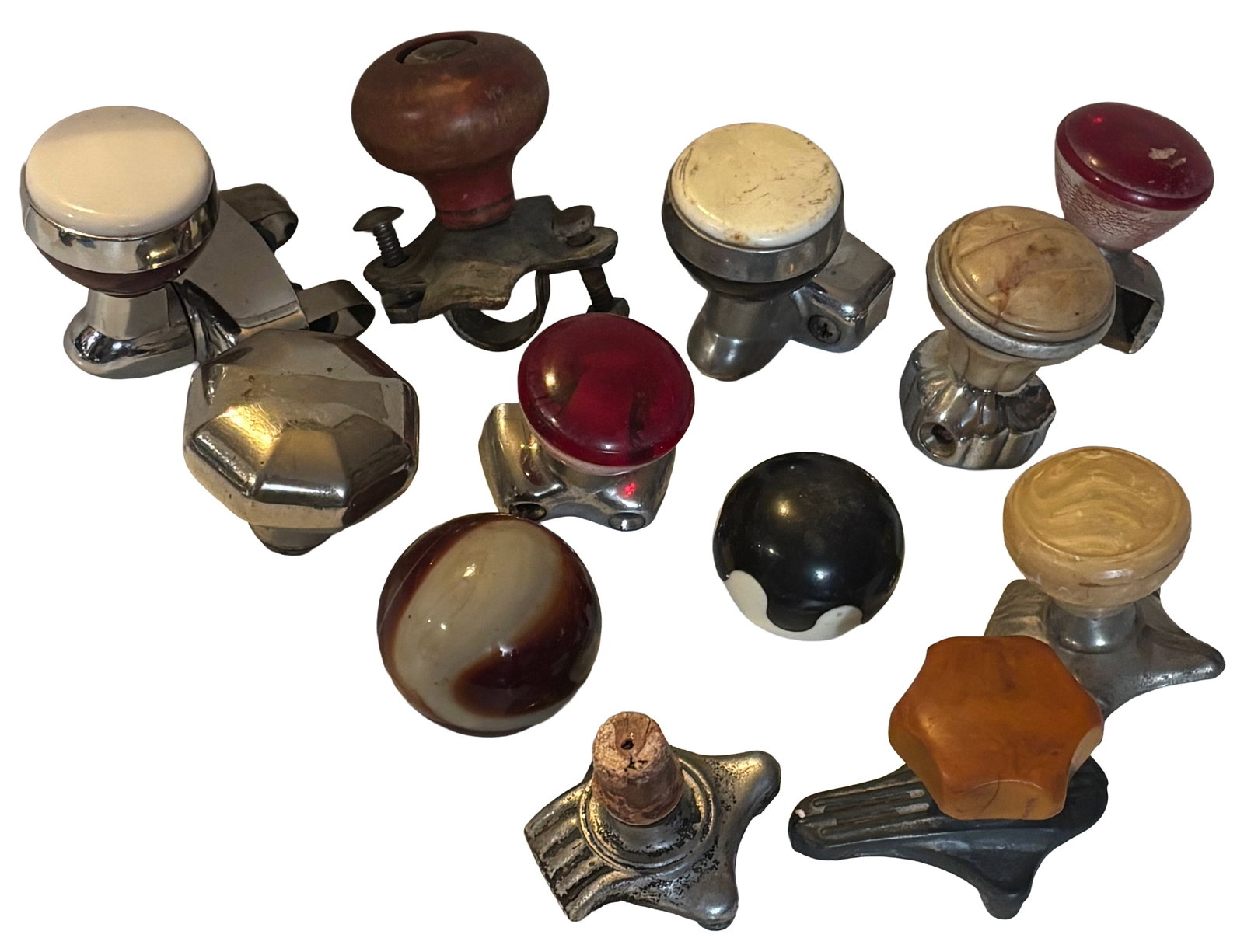 lot of 12 Steering Wheel Spinner Knobs (1 of 5)