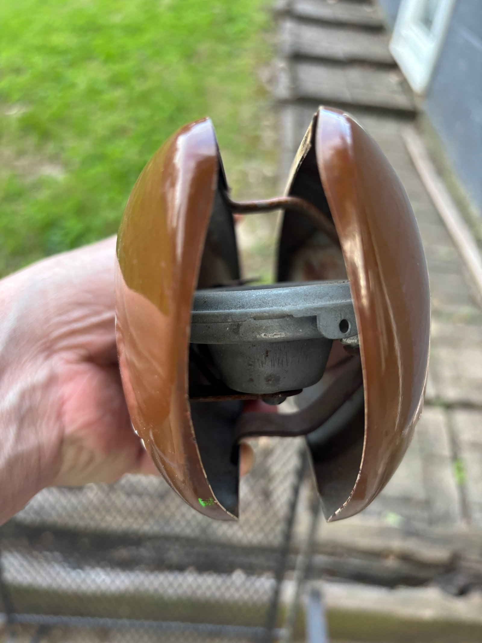 Prewar Ranger Bicycle Horn Tank - 4