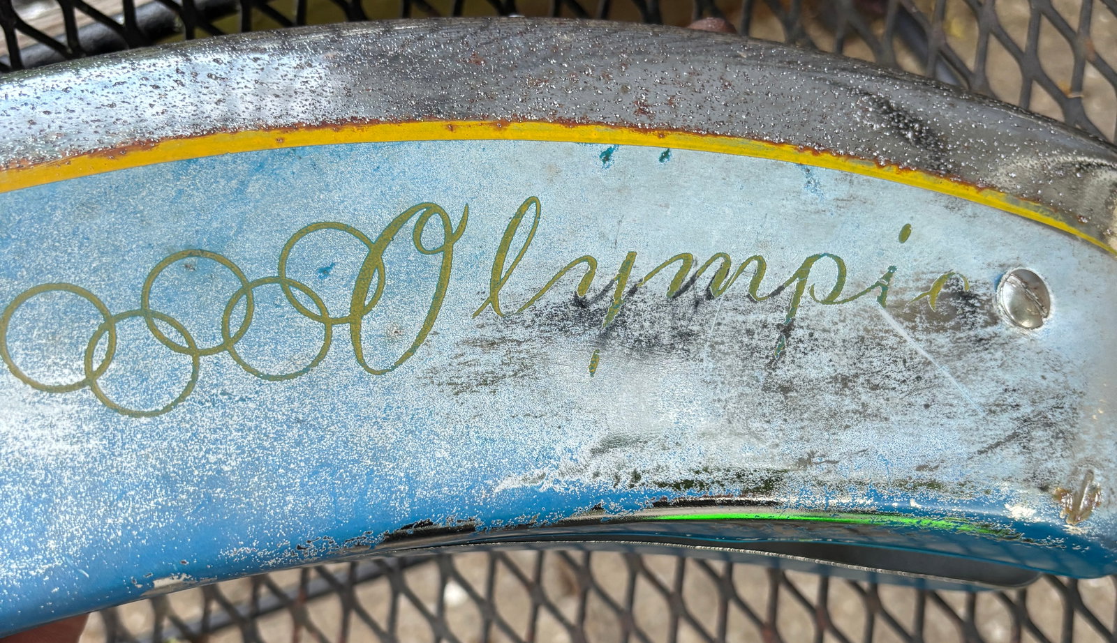 1950s Olympic Bicycle Horn Tank - 2