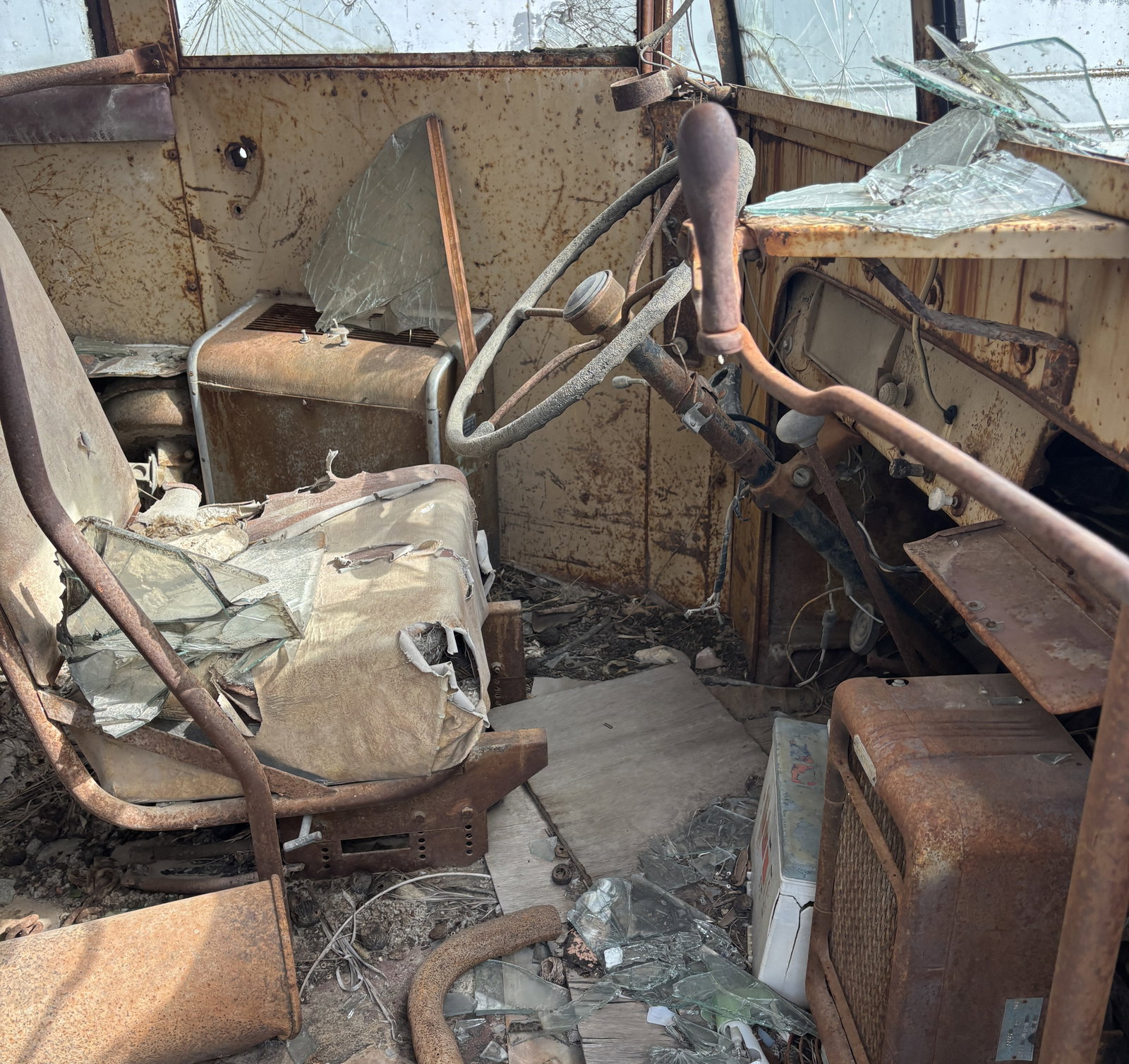 Rare 1943 Ford Bus Rat Rod Field Find - 8