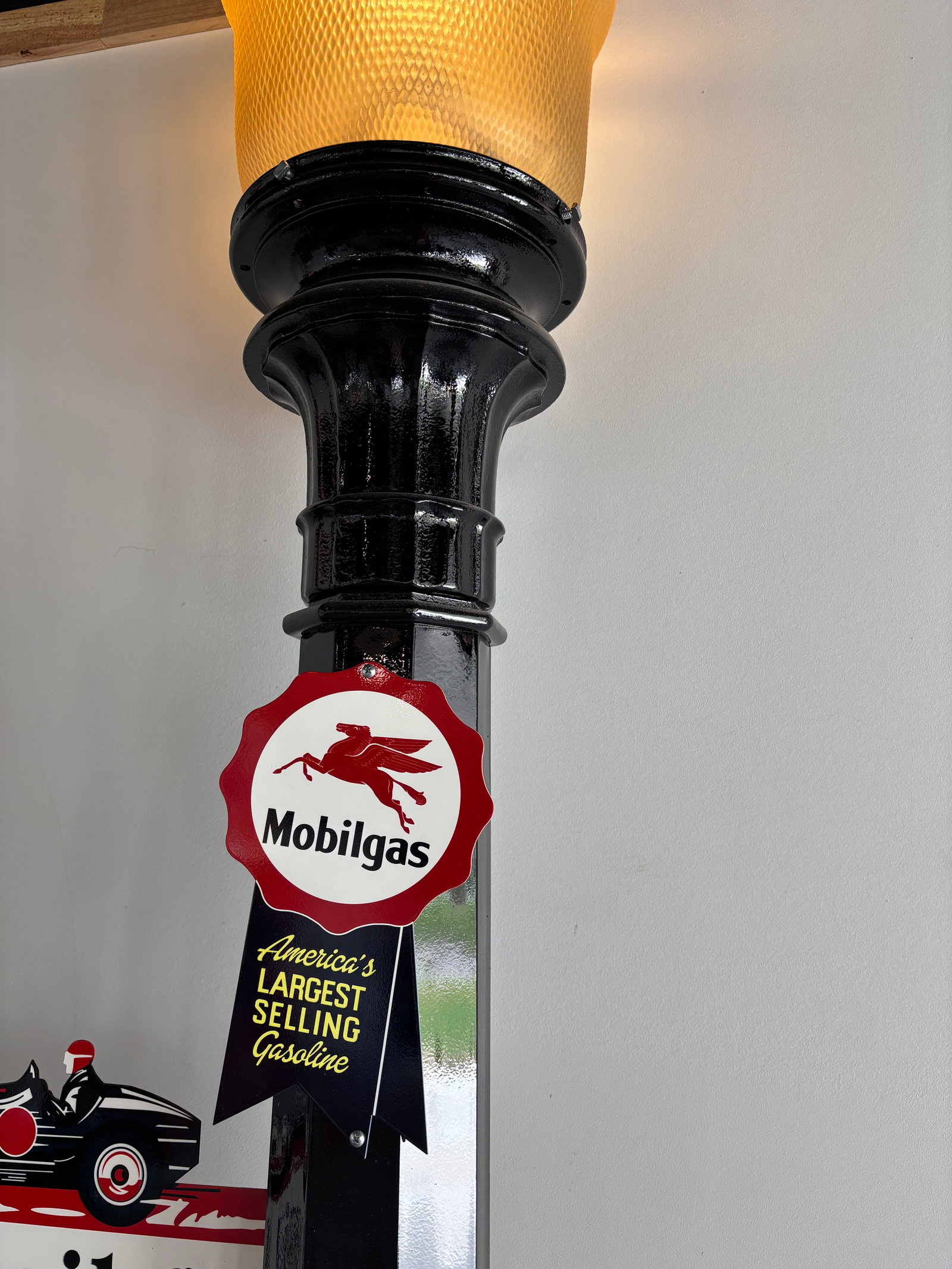 Early original Downtown Topeka Kansas street light pole - 2