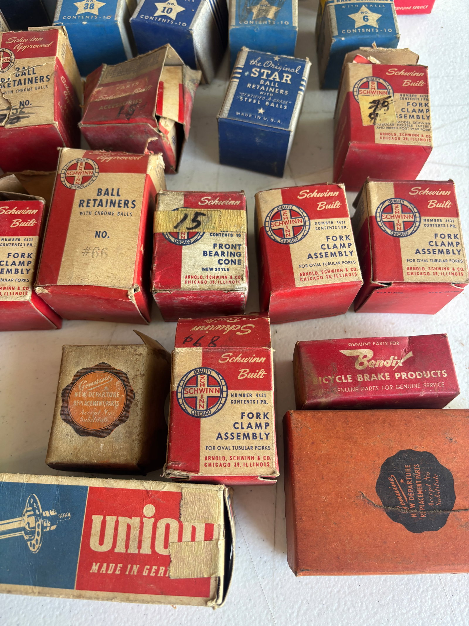 Large Lot Of Bicycle shop Boxes Parts Schwinn Ect - 2