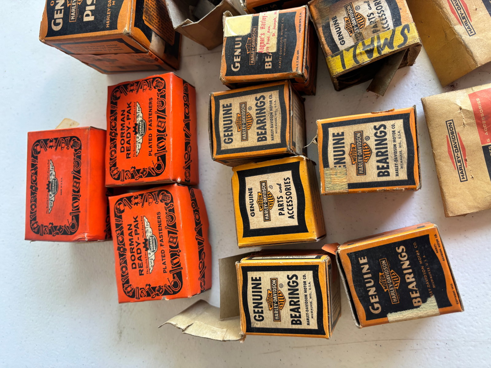 Lot of Harley Davidson Wizzer Dorman Boxes parts - 2