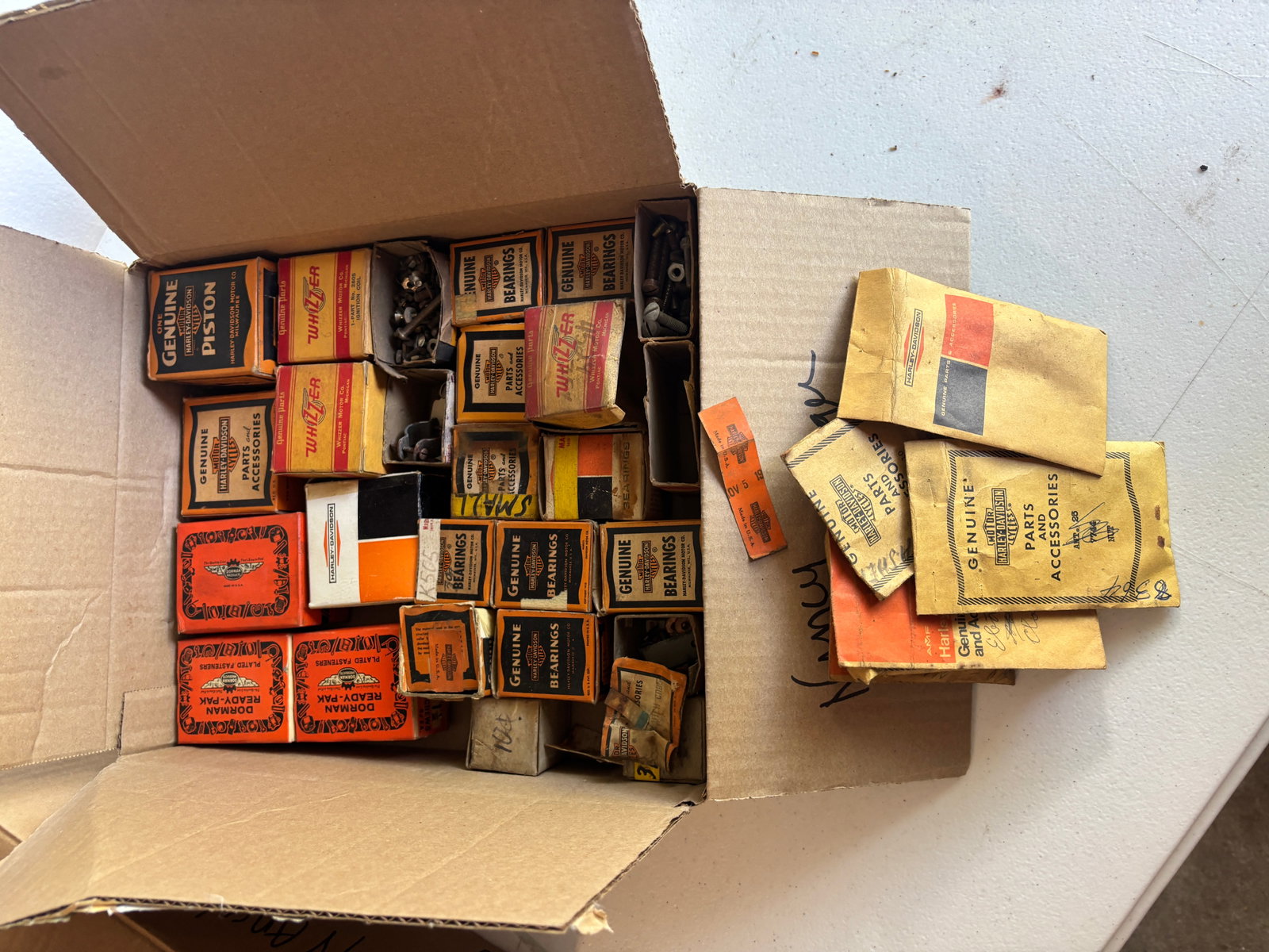 Lot of Harley Davidson Wizzer Dorman Boxes parts - 4