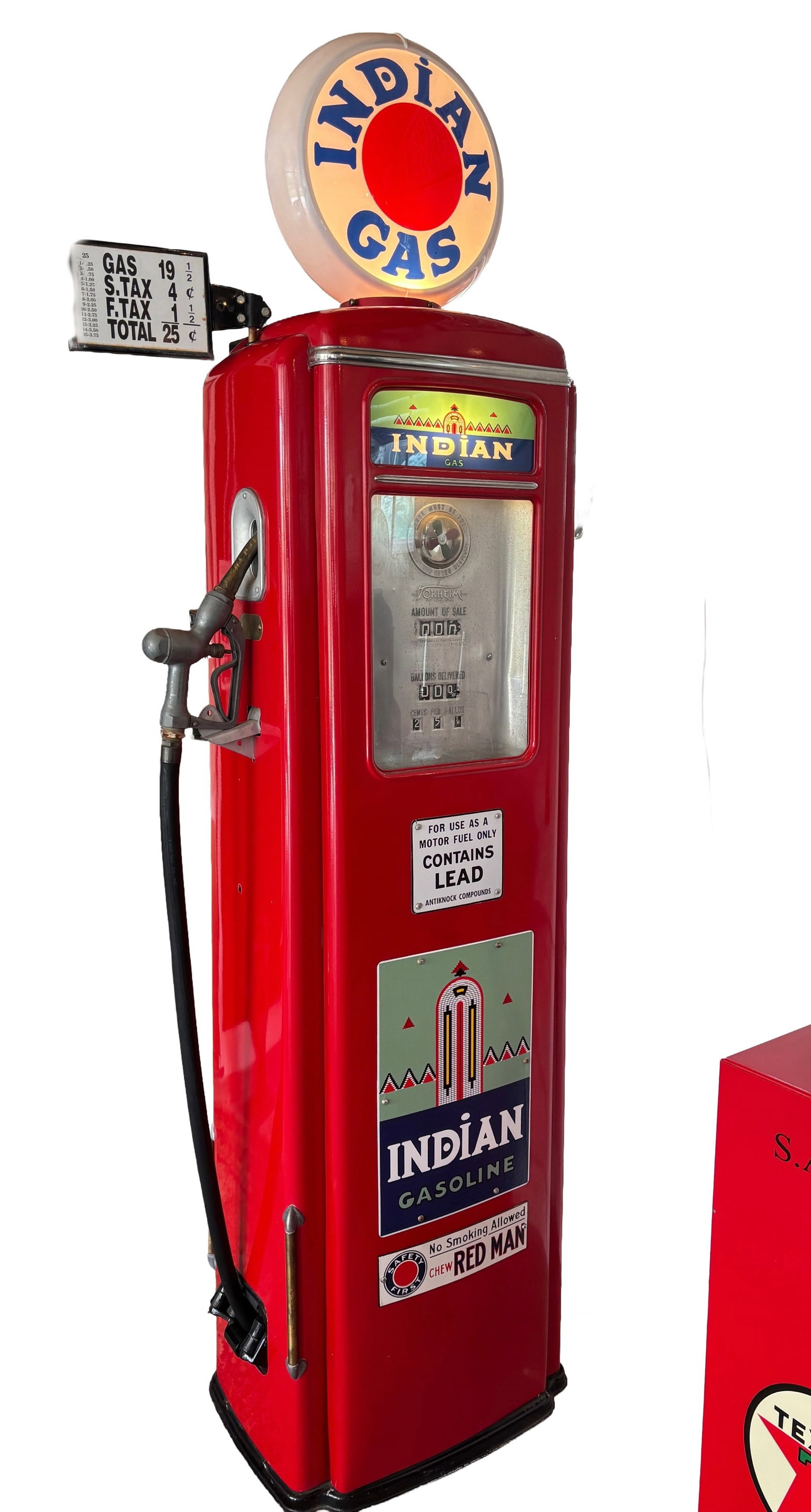 Texaco, Indian Tokeim 39 tall 1941 Restored No Reserve - 2