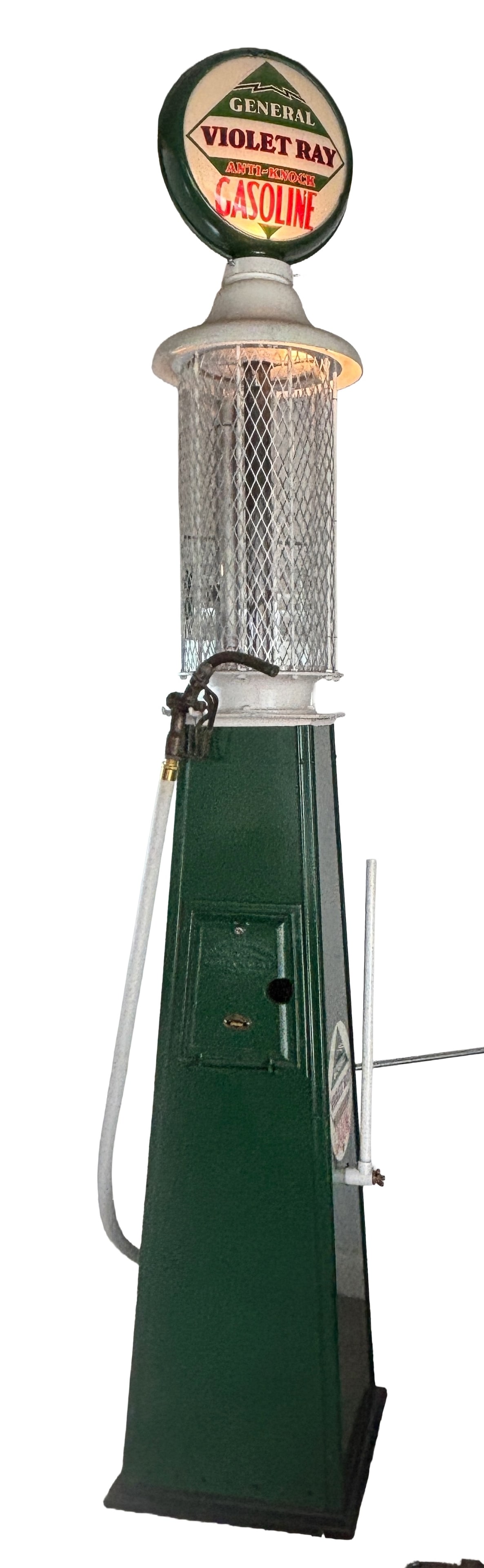 1923 Hayes 12x27 General Gasoline Visible Gas Pump (1 of 10)
