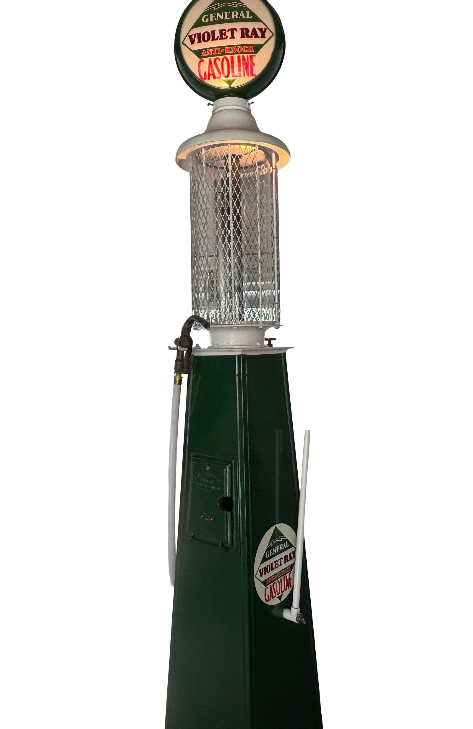 1923 Hayes 12x27 General Gasoline Visible Gas Pump - 2