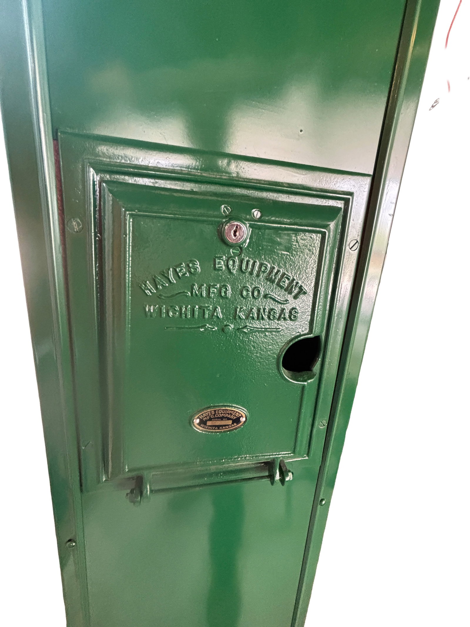 1923 Hayes 12x27 General Gasoline Visible Gas Pump - 4