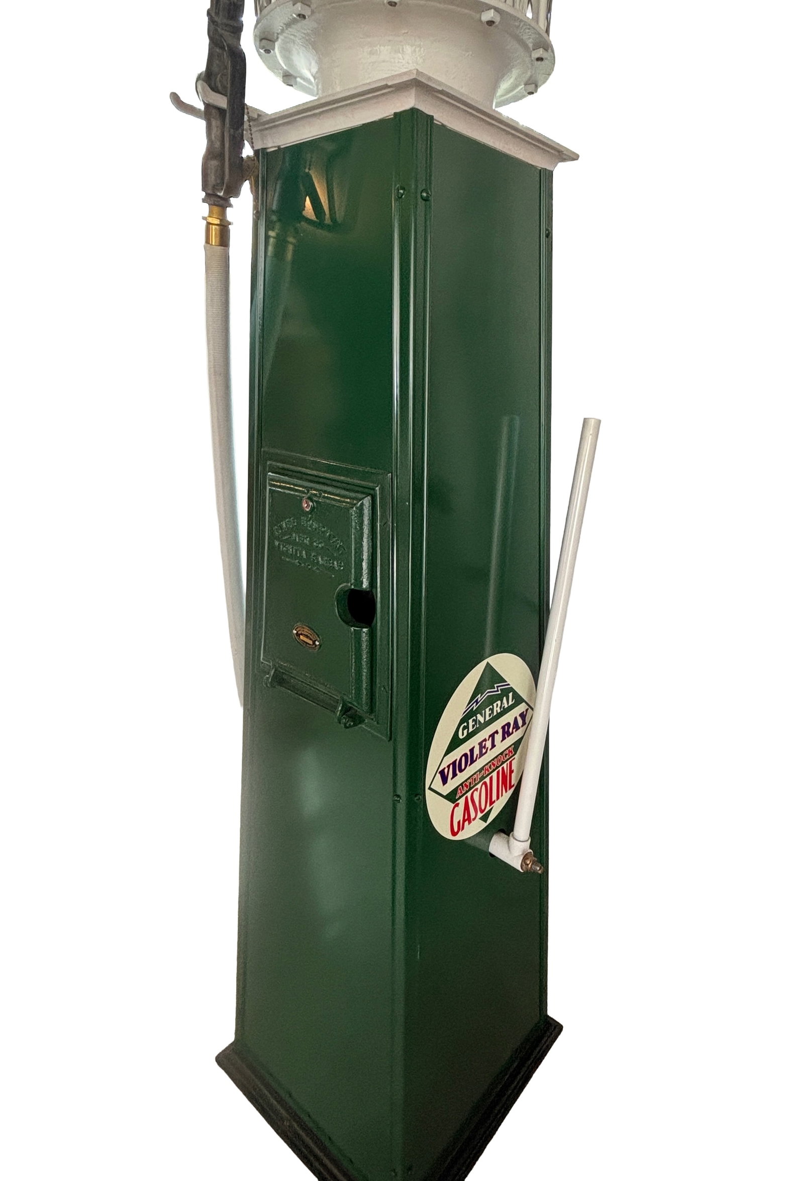 1923 Hayes 12x27 General Gasoline Visible Gas Pump - 8