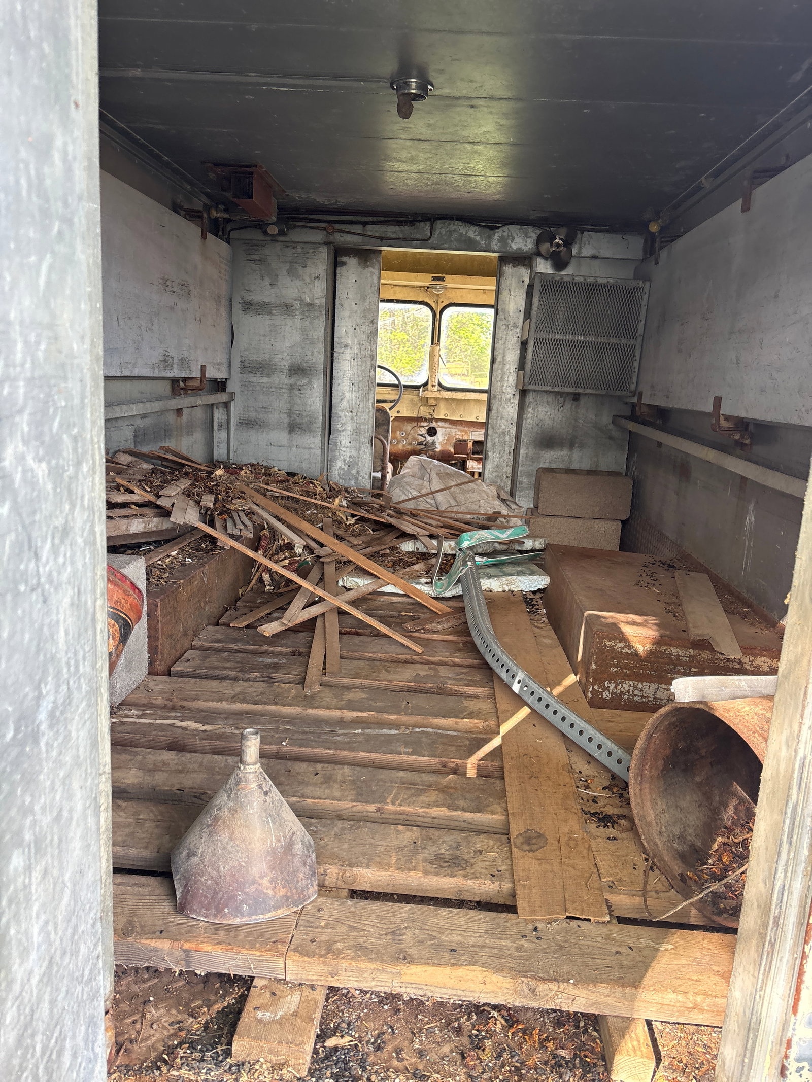 1960s Ford Meadow Gold Milk Truck Field Find Rat Rod - 5