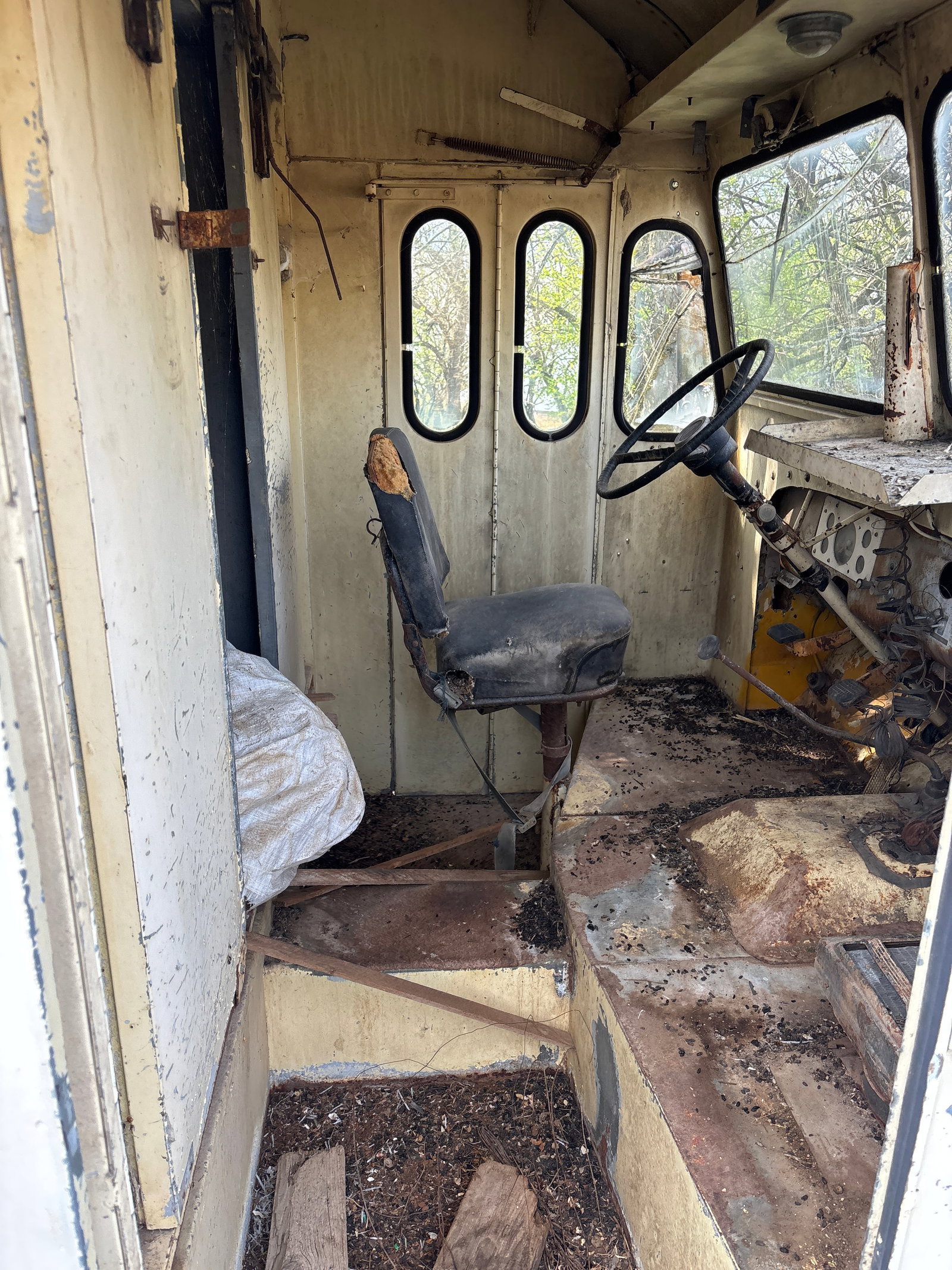 1960s Ford Meadow Gold Milk Truck Field Find Rat Rod - 6