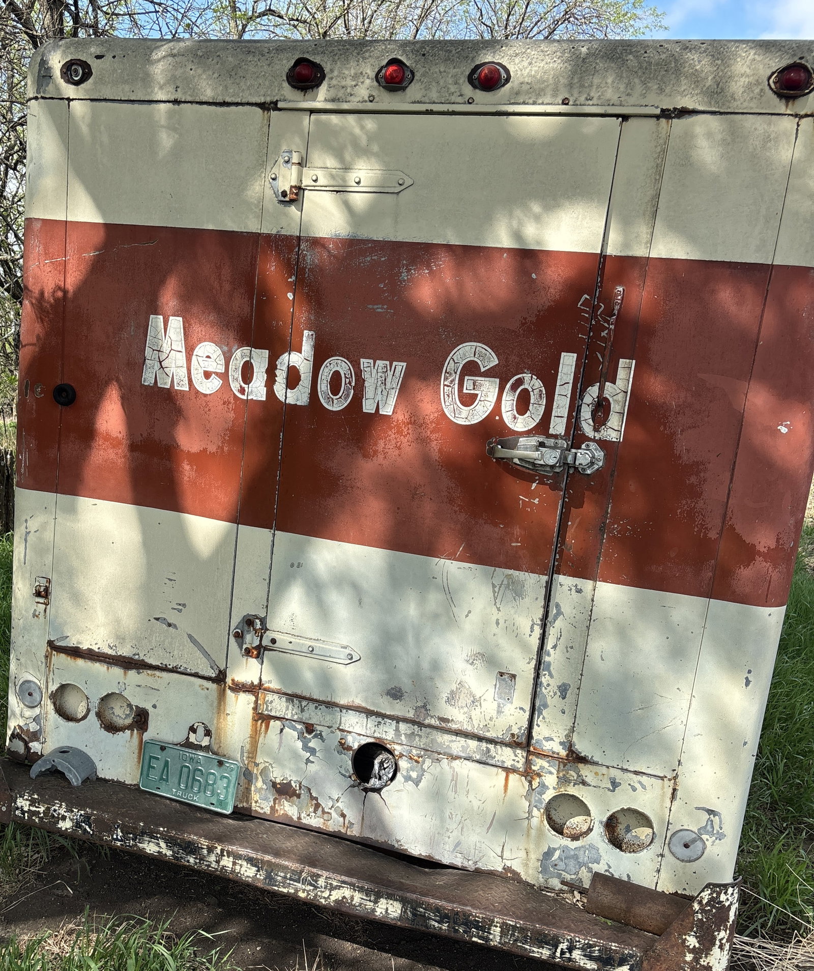 1960s Ford Meadow Gold Milk Truck Field Find Rat Rod - 7