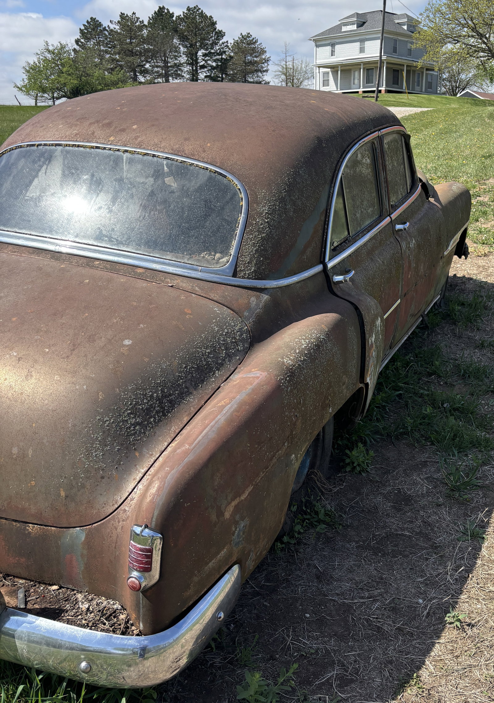 1951 4 door Chevrolet Chevy Styleline Deluxe Sedan Barn Find - 4
