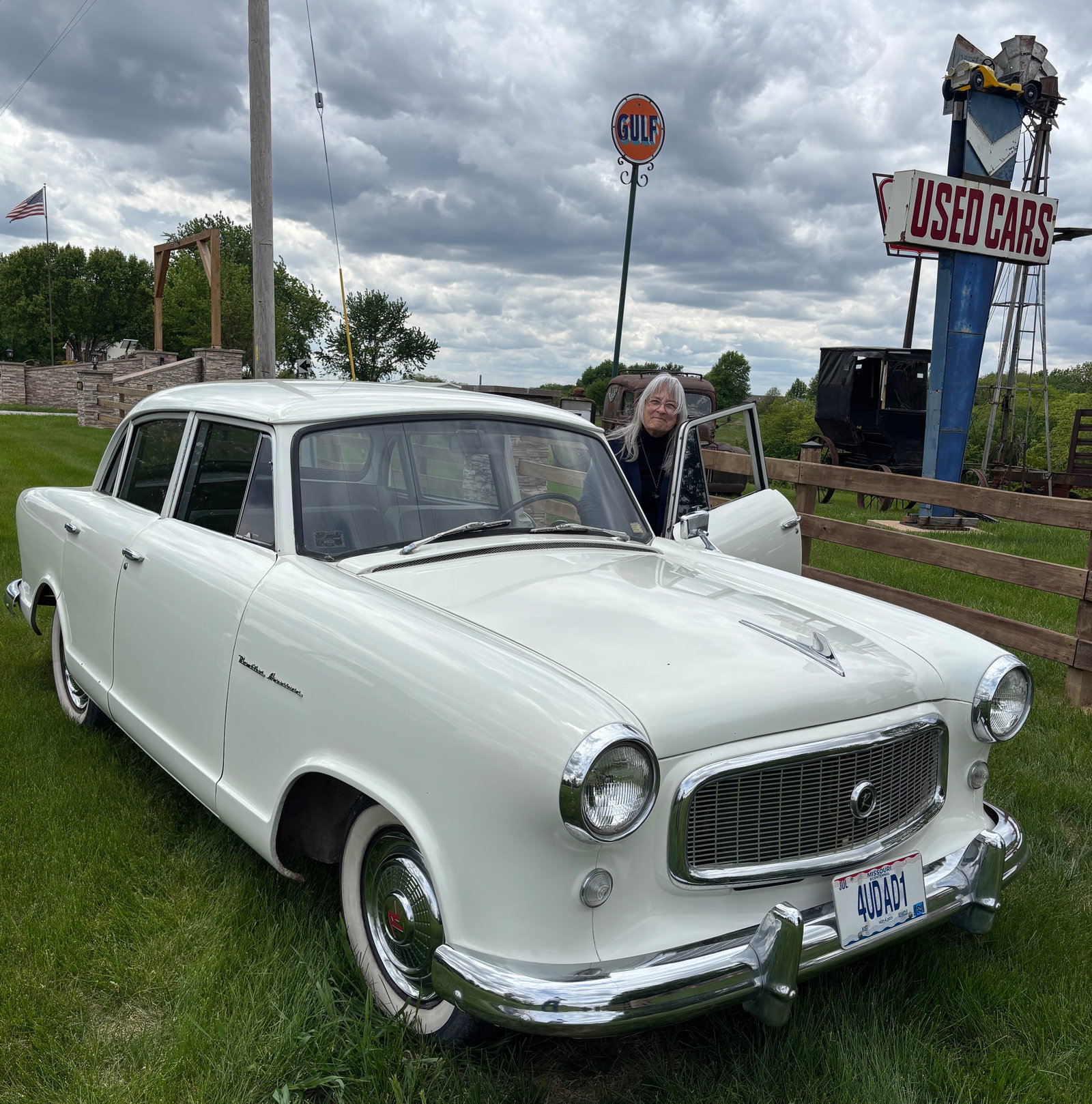 1960 AMC Rambler American Deluxe 4 door Sedan 2nd Owner: 1960 AMC Rambler American Deluxe. 4 door Sedan 2nd Owner. Original L-head (flathead) inline 6 cylinder engine. Automatic. low miles. Odometer reads 18022. Second owner. after the first owner died in 1