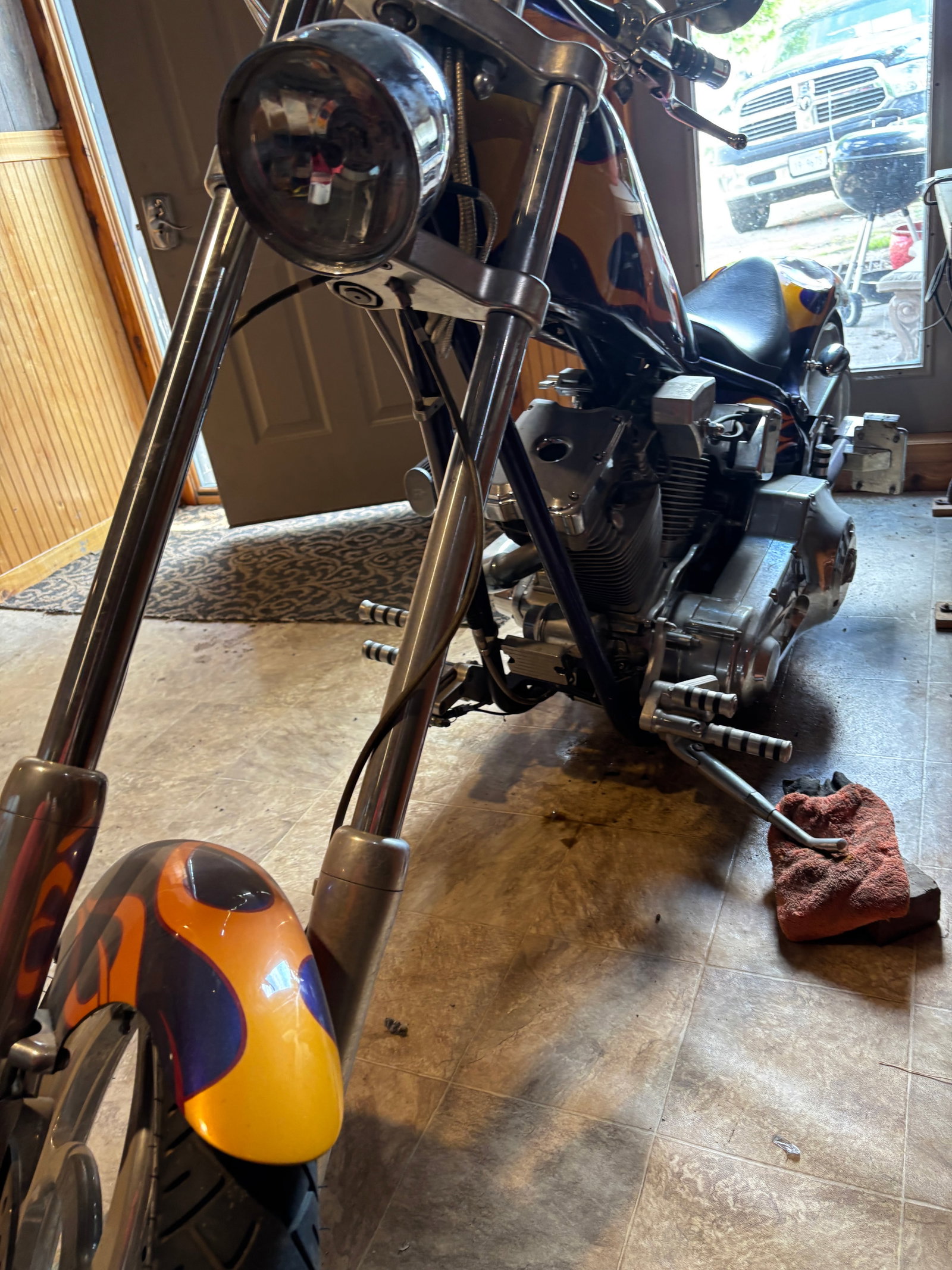 2004 American IronHorse Texas ChopperFactory Custom wrecked - 2