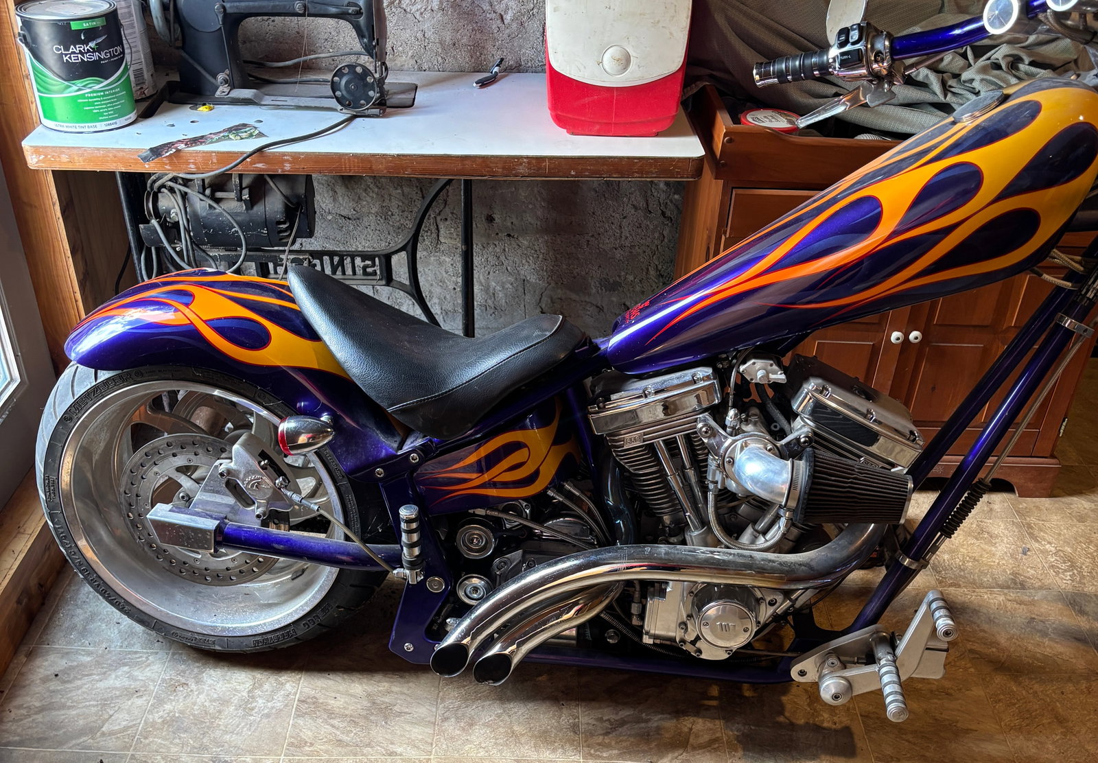 2004 American IronHorse Texas ChopperFactory Custom wrecked - 3