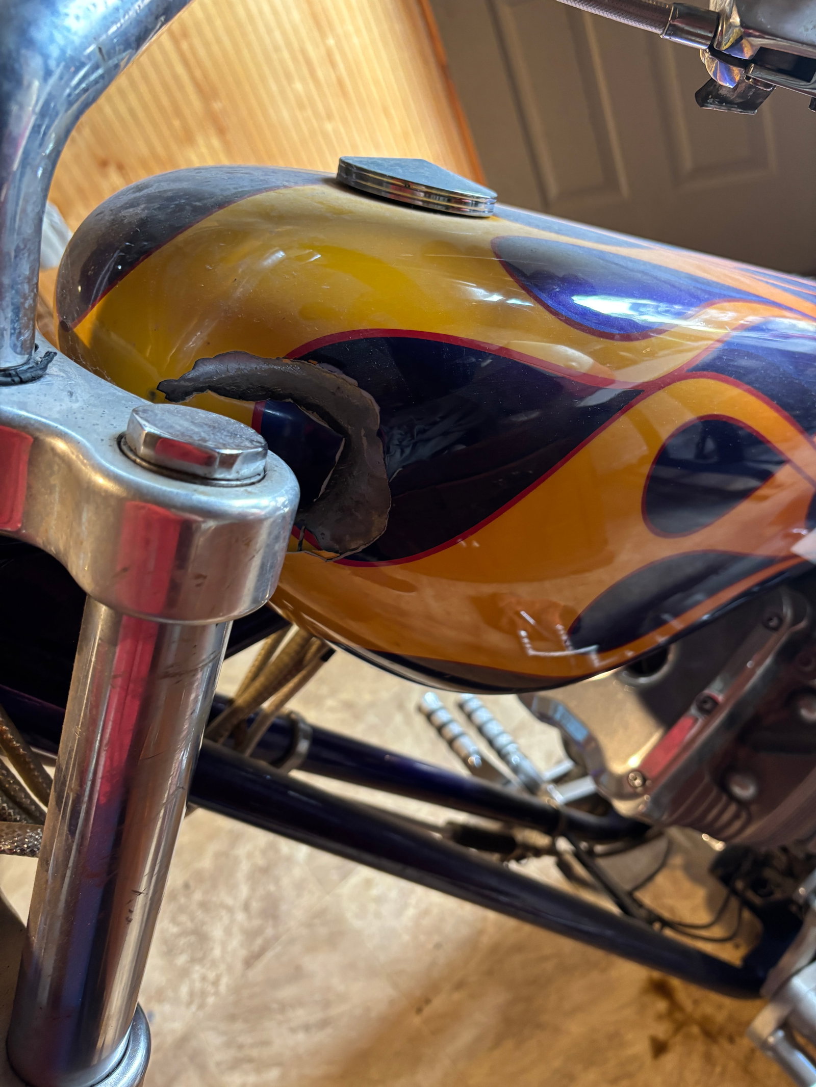 2004 American IronHorse Texas ChopperFactory Custom wrecked - 5