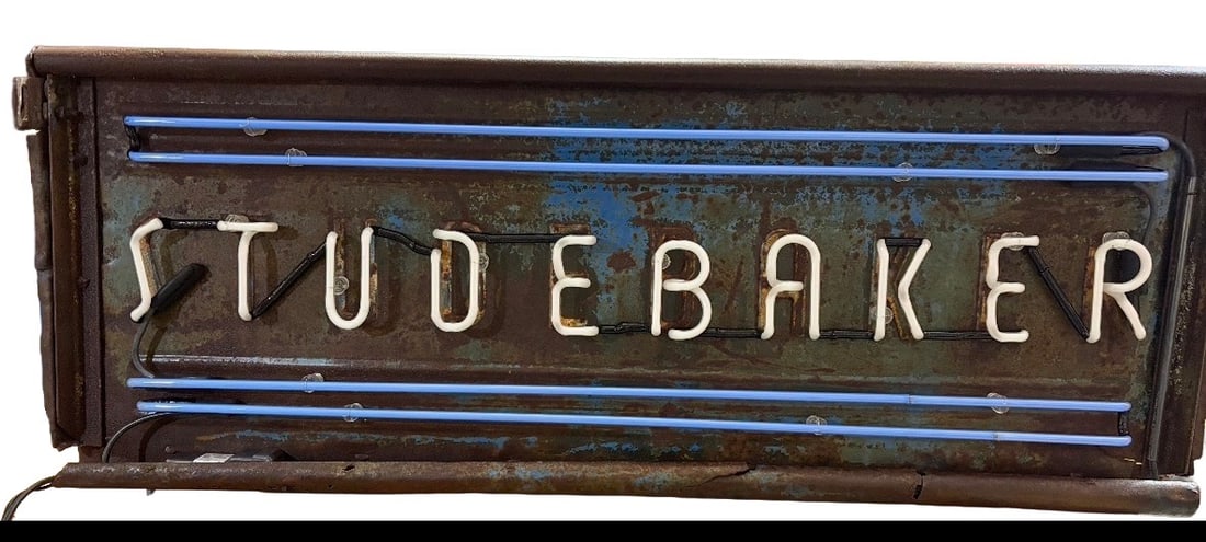 Antique Studebaker Tailgate Neon Sign - 2