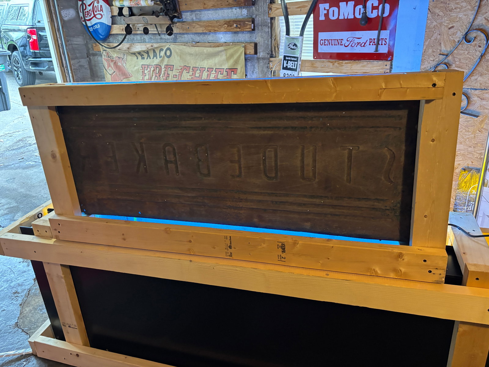 Antique Studebaker Tailgate Neon Sign - 3