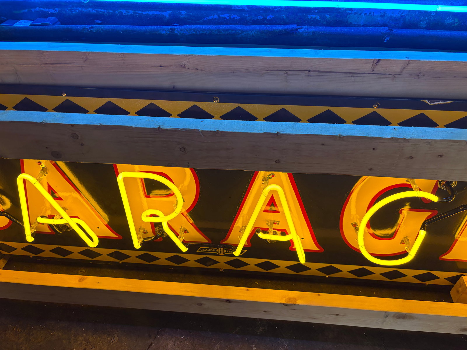 Large 6' Garage Porcelain Neon Sign - 2