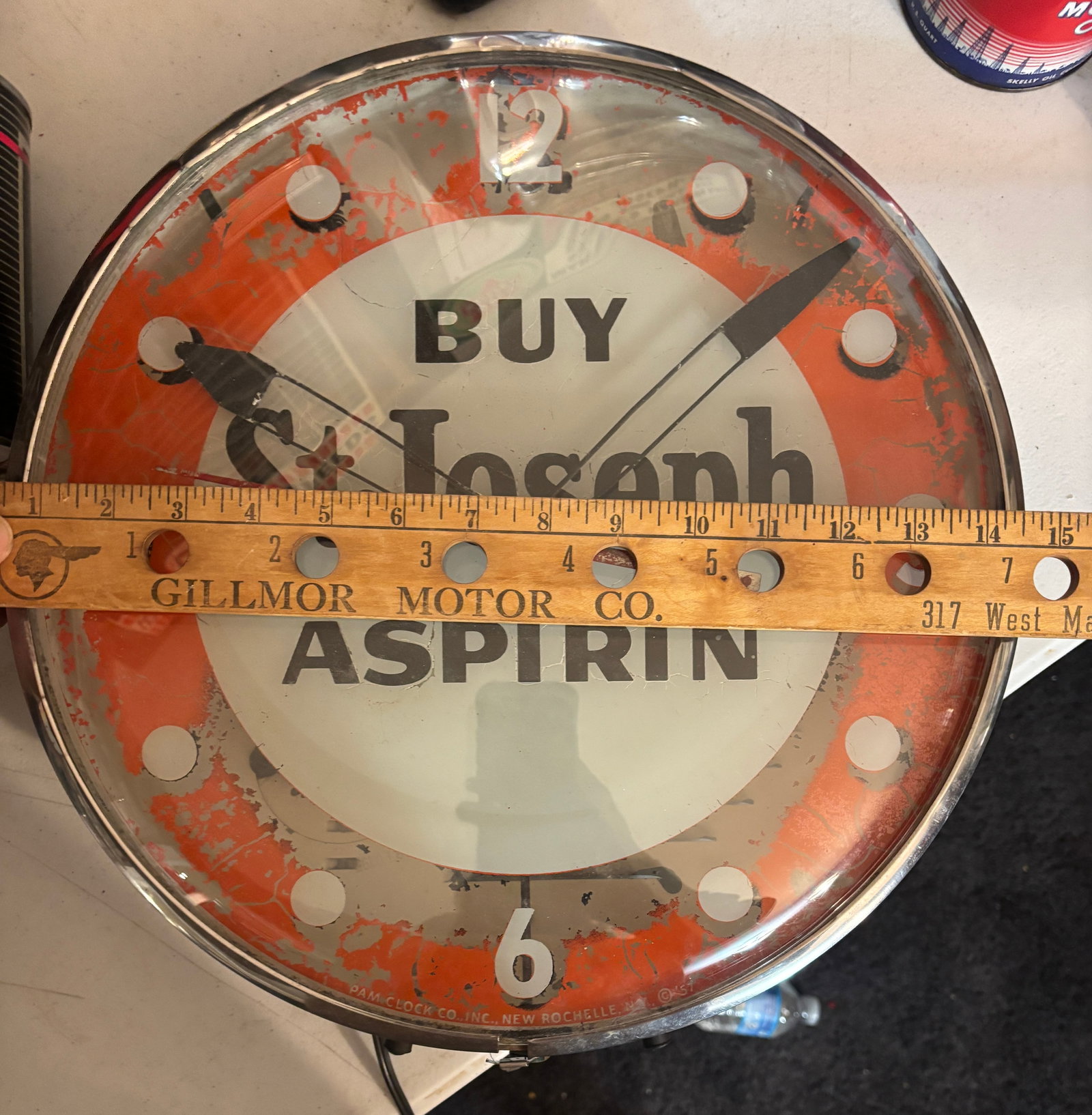 1957 Pam Clock Co. Drugstore Clock - 6