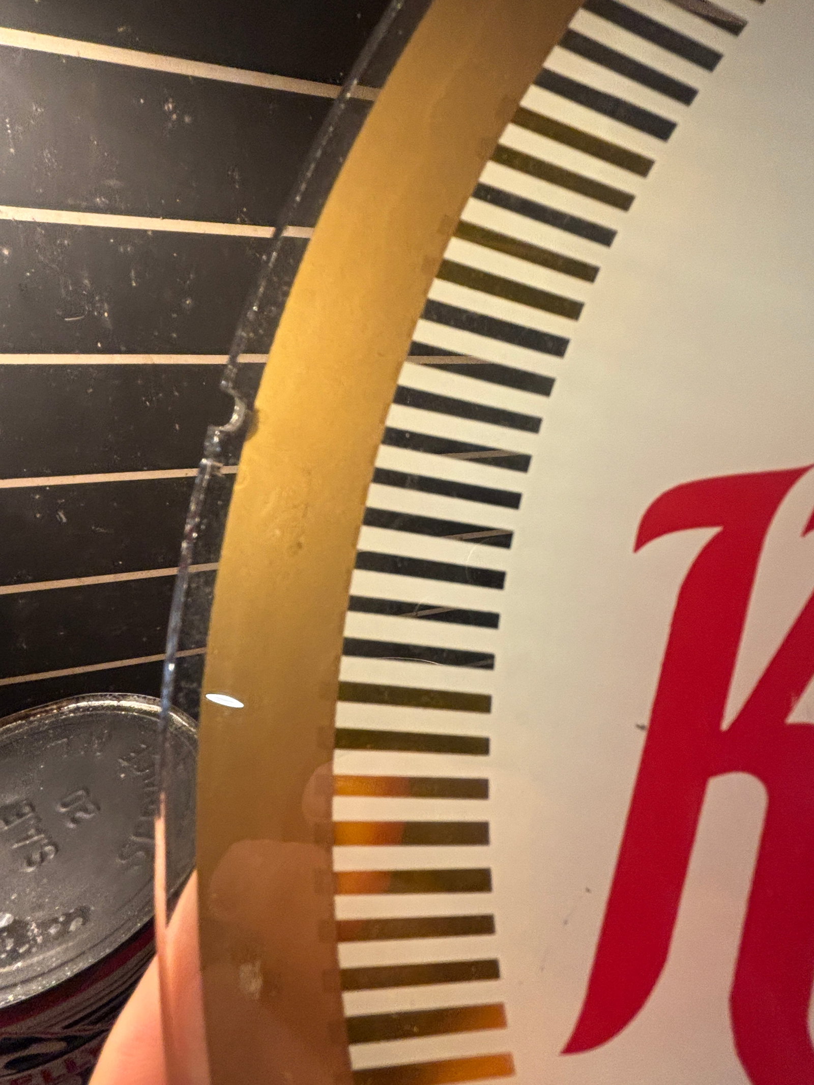 1950s Knickerbocker Beer Reverse Glass Face Motion sign - 4