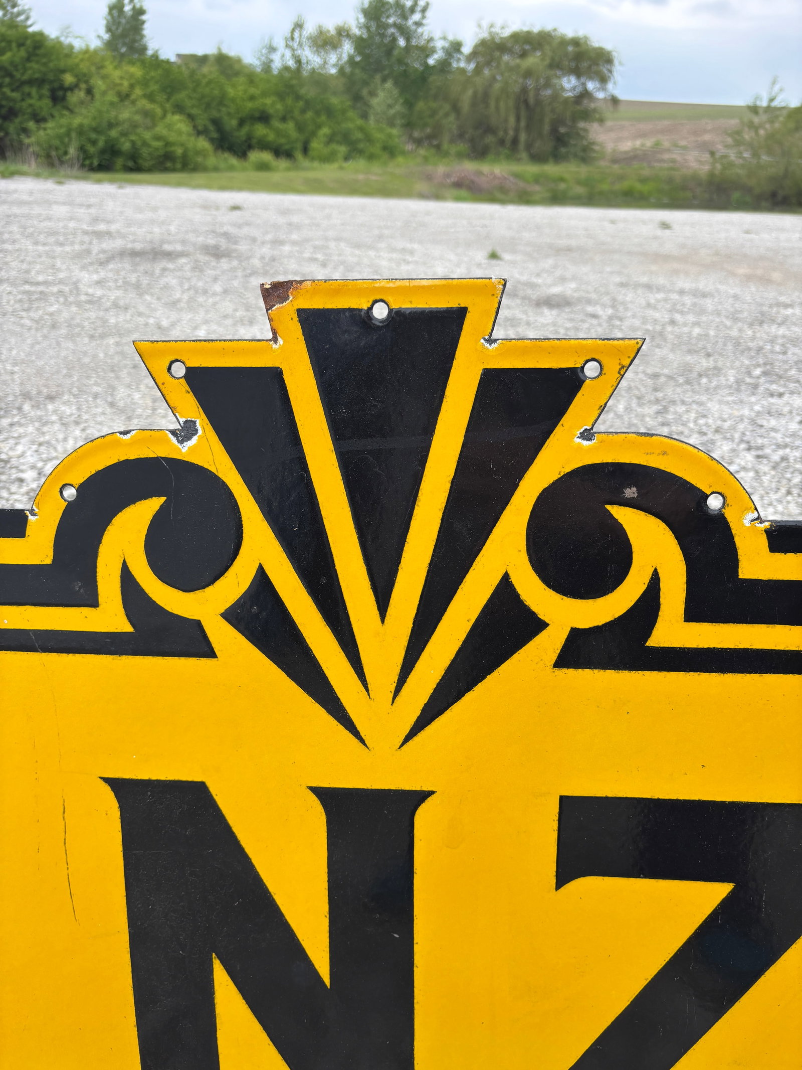 Large 72” Porcelain SSP Pennzoil Sign - 3