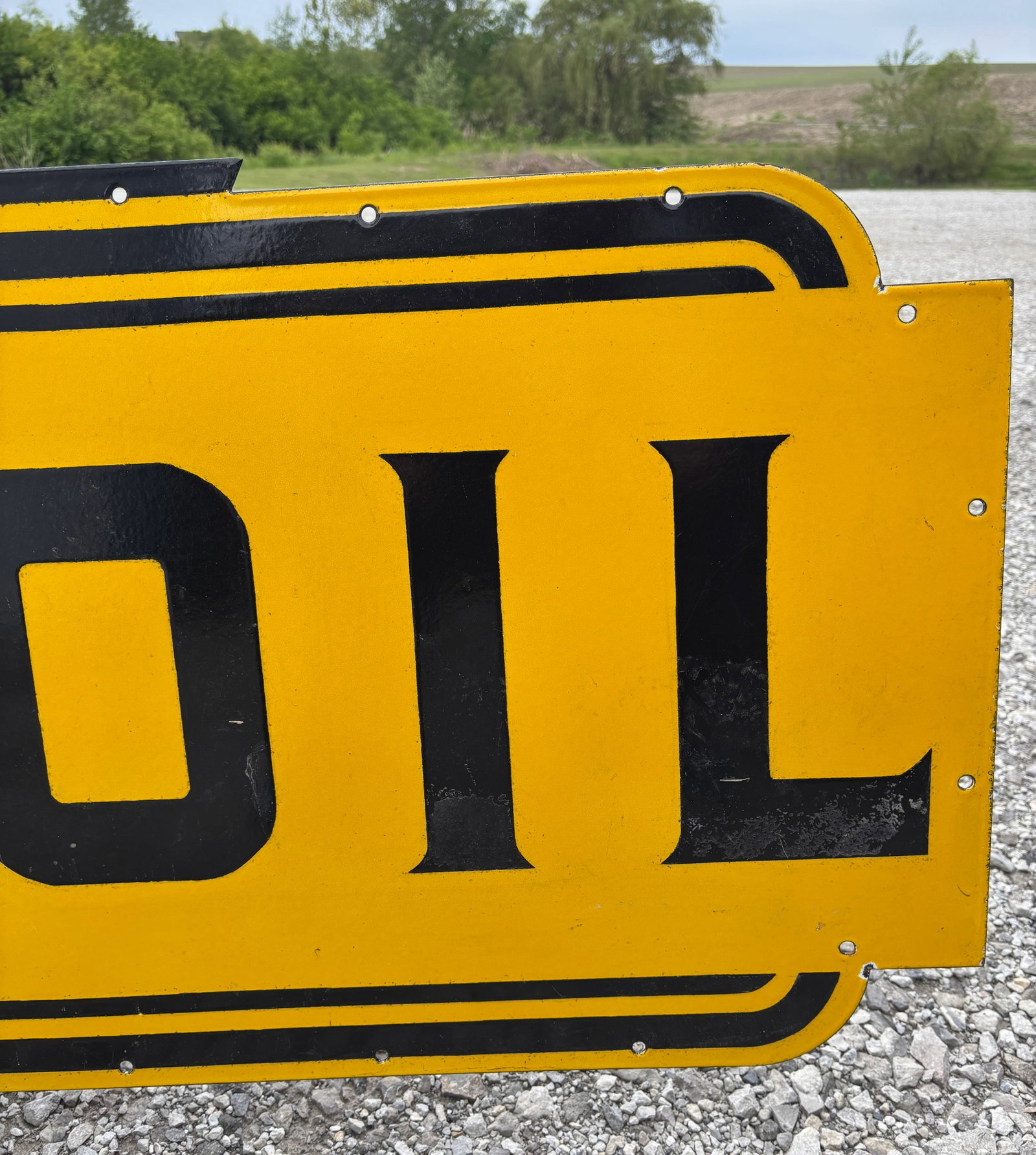 Large 72” Porcelain SSP Pennzoil Sign - 4