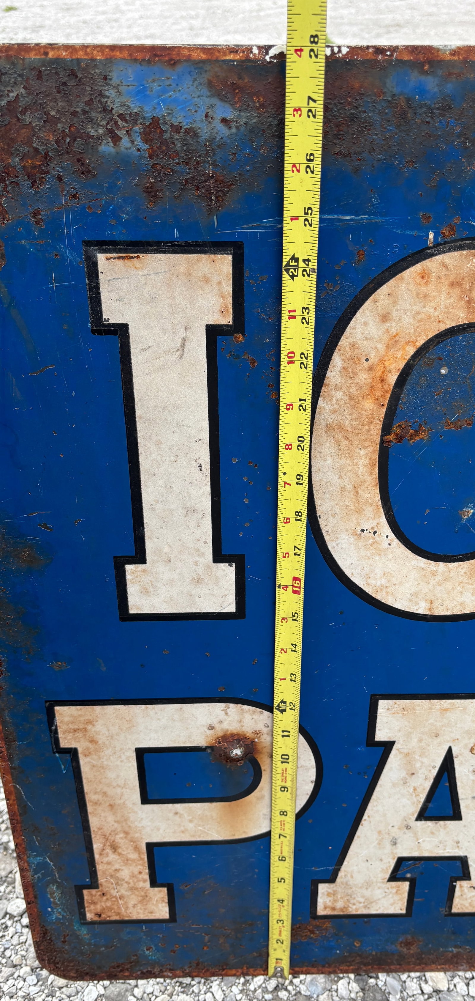 Iowa Paints 2 sided Painted Metal Sign - 3