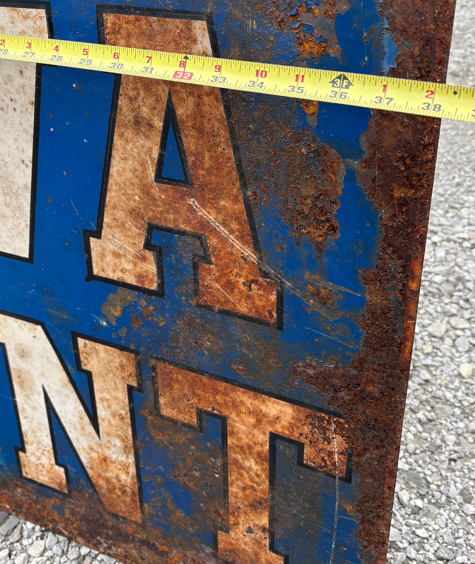 Iowa Paints 2 sided Painted Metal Sign - 4